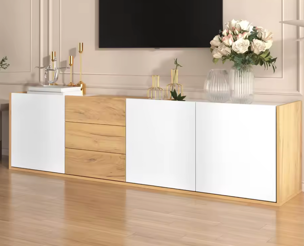 Console Multimédia Murale Blanche