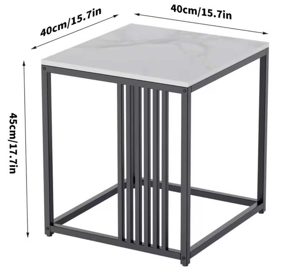 Table Basse en Marbre Massif
