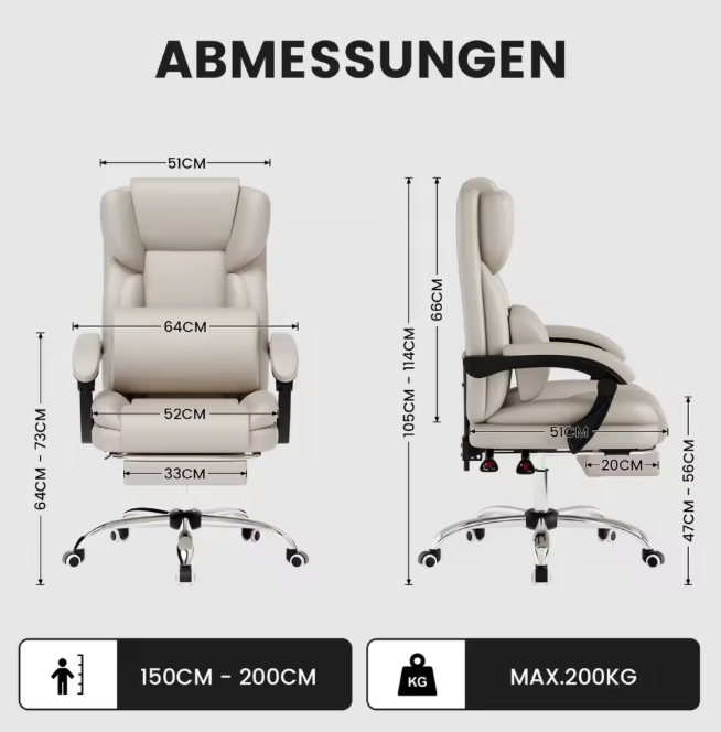 Chaise de Bureau Ergonomique