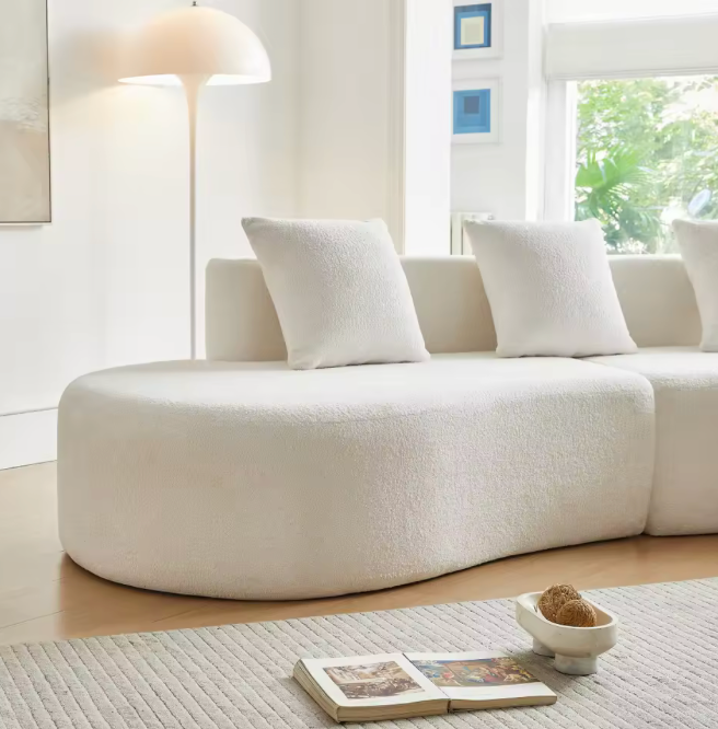 Canapé Modulaire Demi-Lune 4 Places