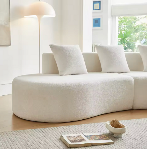Canapé Modulaire Demi-Lune 4 Places