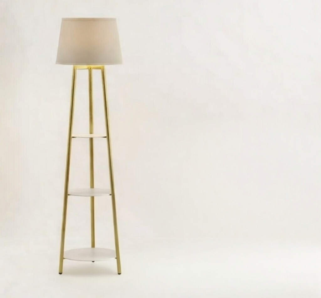 Lampadaire Vintage avec Abat-Jour